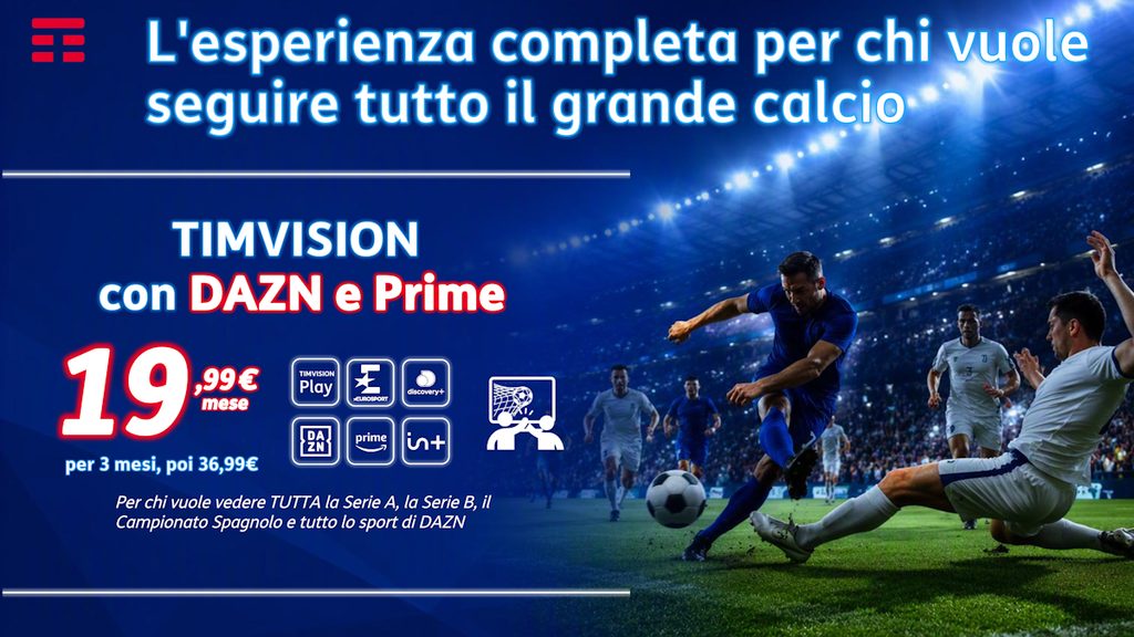 TIMVision con DAZN Full e Prime